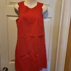 💲J. Crew Scalloped Dress 0